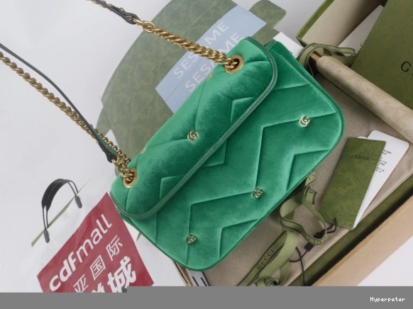 Hyper Peter shoulder mini GUCCI GG Marmont bag 0810